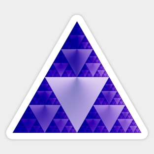 Sierpinski triangle 20150129-001 Sticker